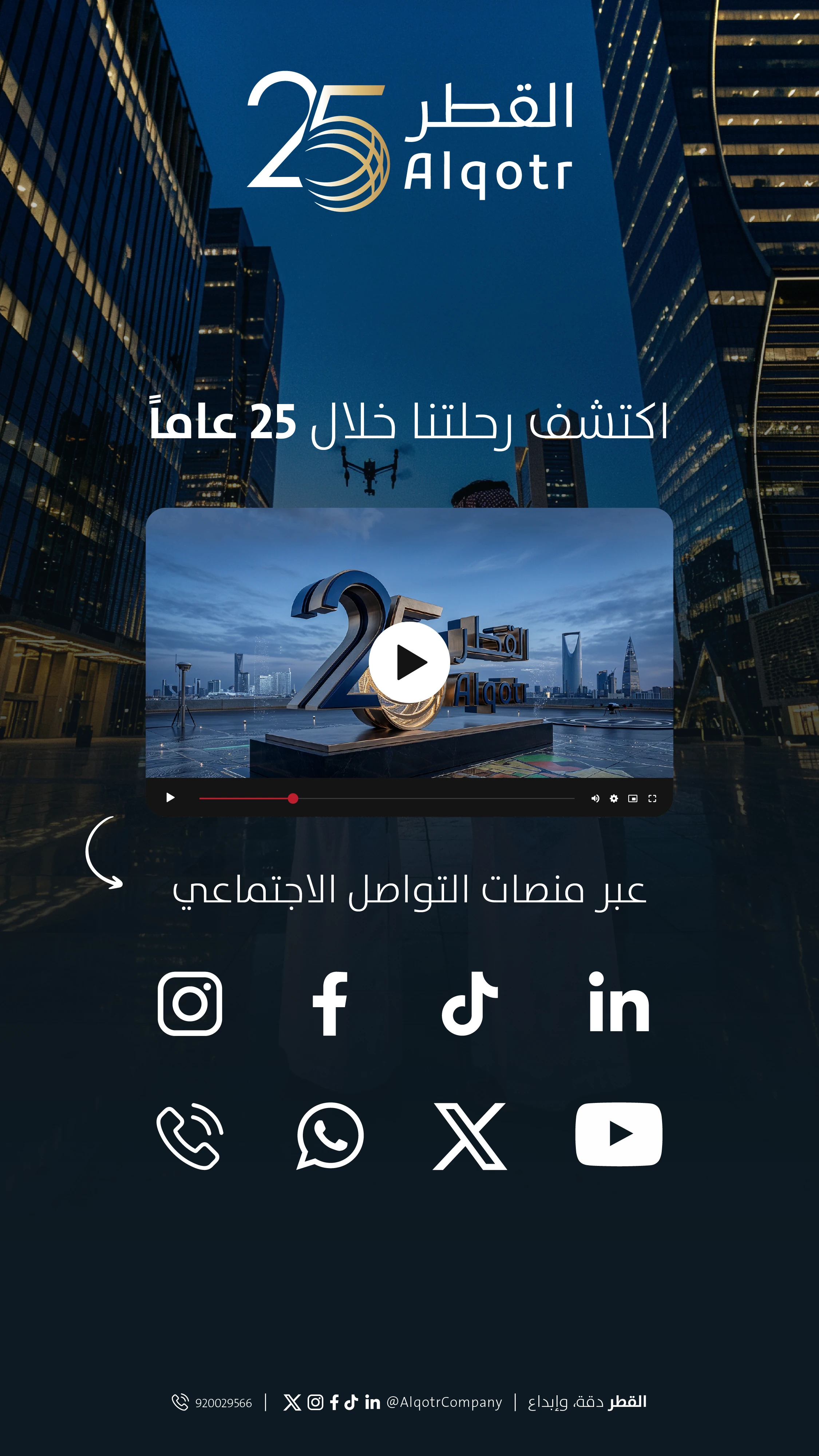 القطر 25 | اكتشف رحلتنا خلال 25 عاماً